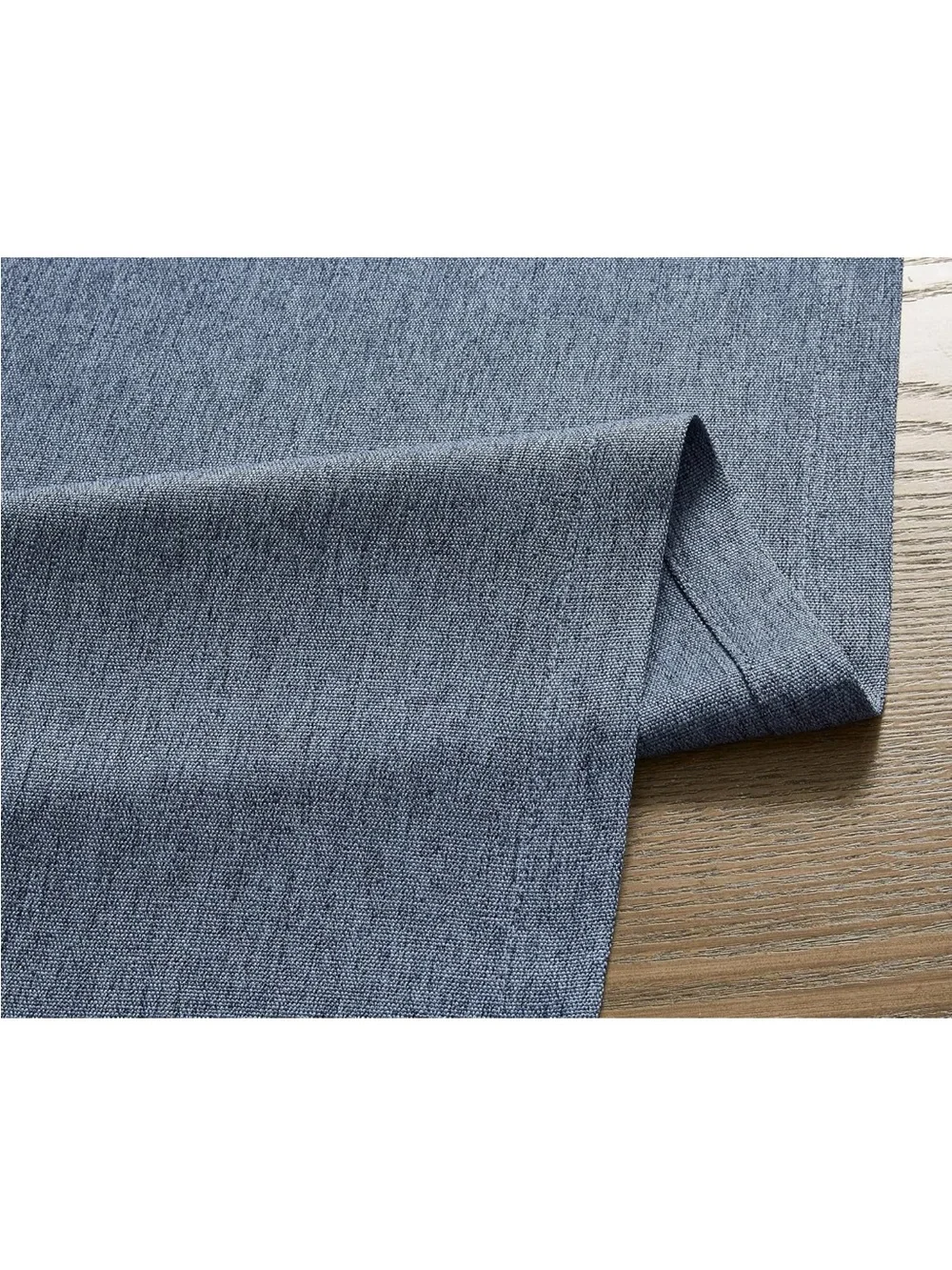 NEW Linen Style Table Runner, 14 x 48 Inch Navy Blue, Rustic Farmhouse